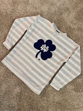 EUC Vintage Woolly Threads Notre Dame Sweater/Sweatshirt, Size Medium